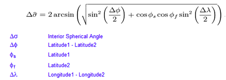 haversine formula